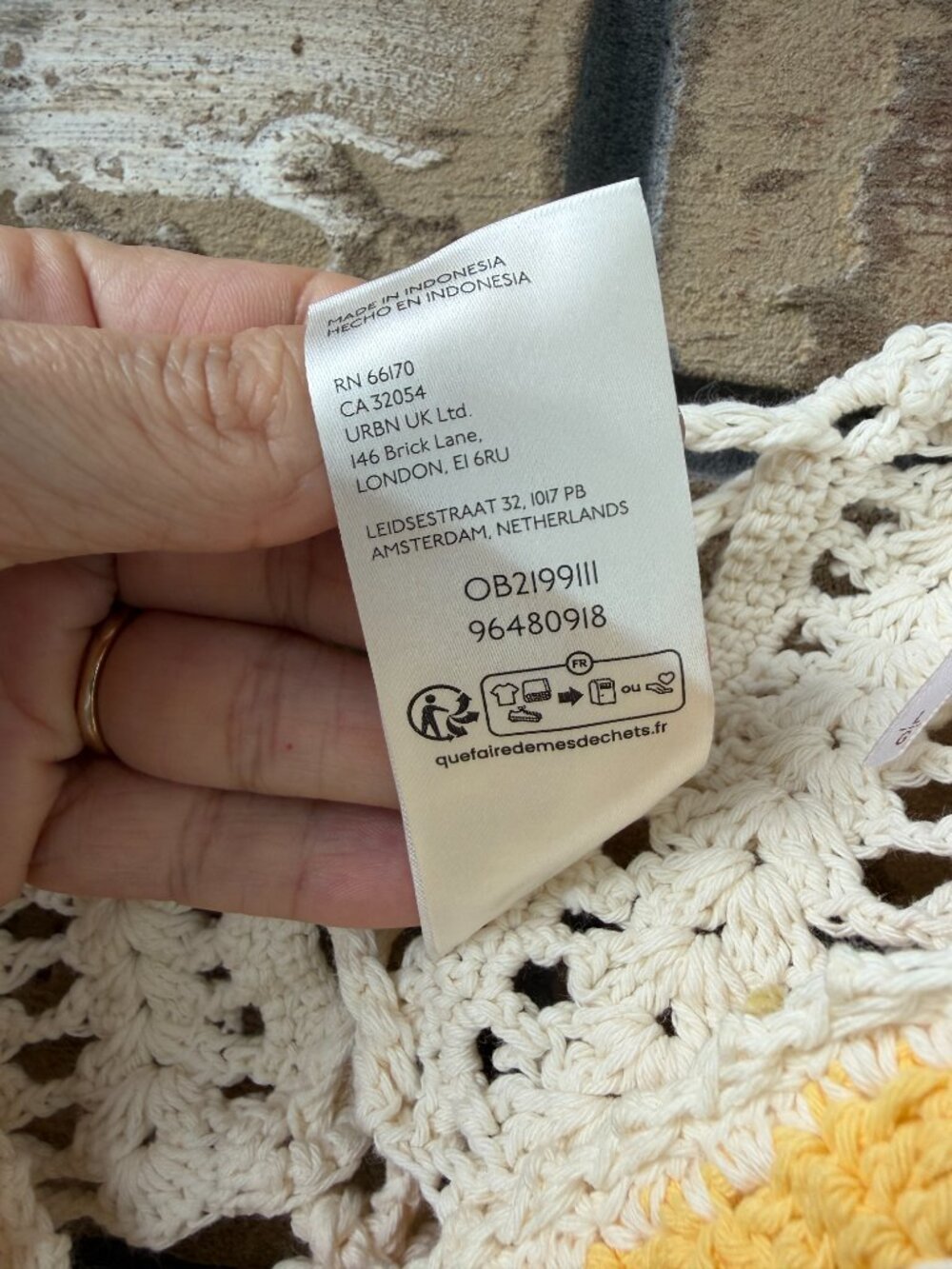 Free People Sweet On You Crochet Bra in Lemon L NWT - Picture 9 of 11
